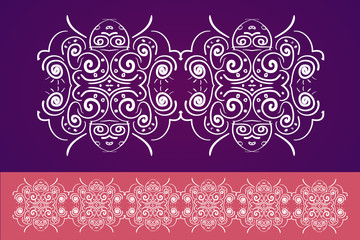Decorative ornaments vector