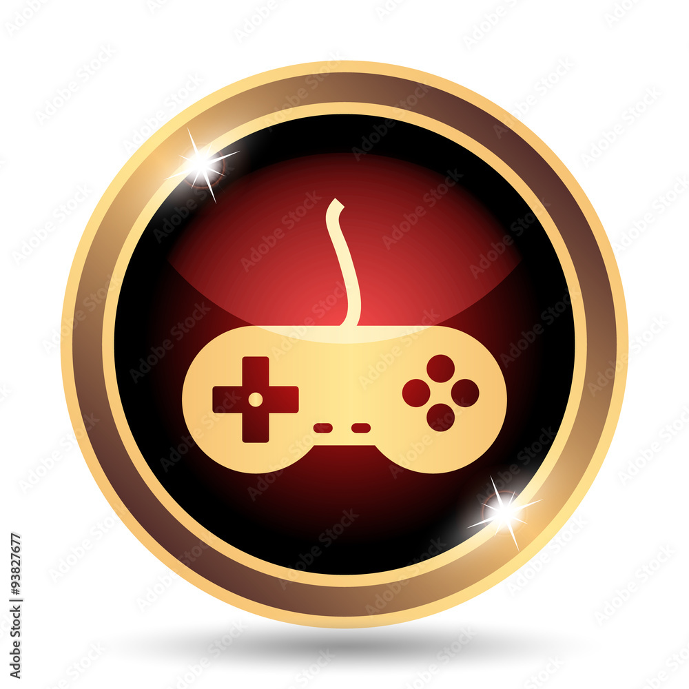 Wall mural gamepad icon