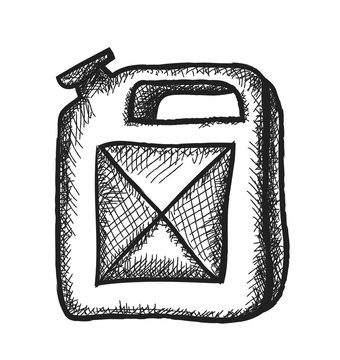 doodle naphtha jerrican