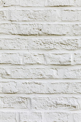 White color brick background and texture