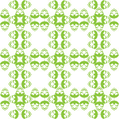 Hop flowers pattern