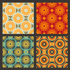 Set of geometric pattern.