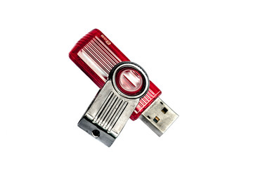 Red flash drive