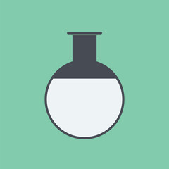 Flask Icon, glass bottle icon.