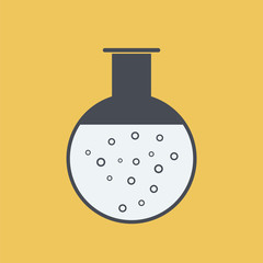 Flask Icon, glass bottle icon.