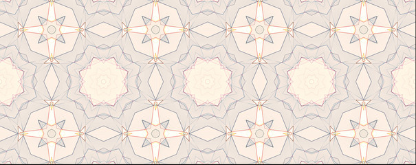 Colorful kaleidoscope pattern, abstract design