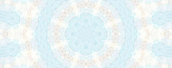 Light blue kaleidoscope background