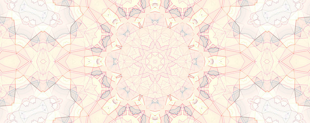 Colorful kaleidoscope pattern, abstract design