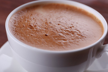 Cup of coffee closeup
