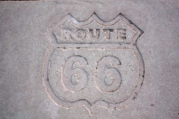 Route 66 in Holbrook Arizona, 