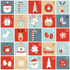 Christmas advent calendar - 93838612