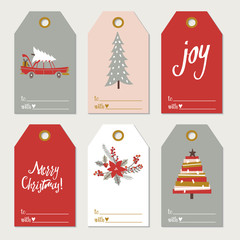 Christmas gift tag - 93838629