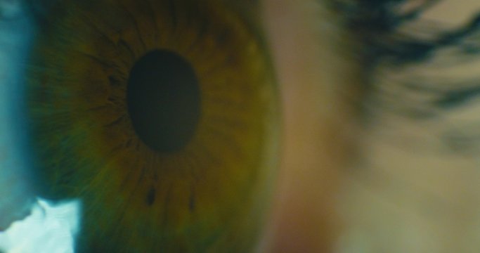 Macro Close Up Shoot on Eye blinking 4K