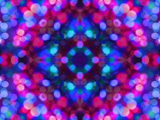 Abstract kaleidoscopic purple texture