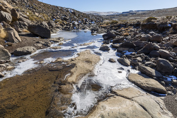 Frozen stream