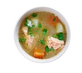 Uzbek fish soup