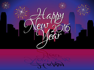 abstract happy new year background