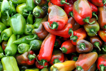 paprika for sale in a farmers market