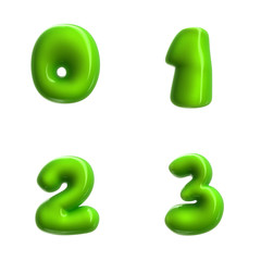 Green Balloon jely alphabet