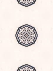 Pattern of kaleidoscope abstract grey pattern