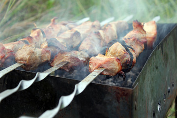 Шашлык на мангале