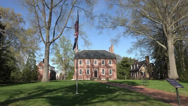 Fredericksburg Virginia Historic Kenmore Plantation flag 4K
