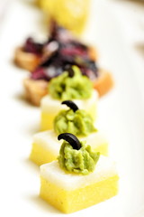 Selection of Spanish tapas served