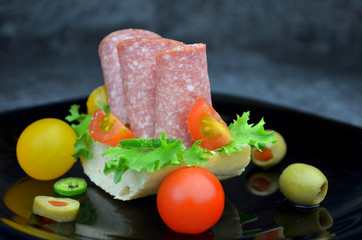 small party sandwiches