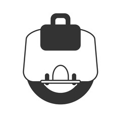 Electric Unicycle vector icon