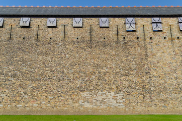 Cardiff Castle wall