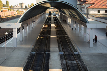 Railway station in Chisinau