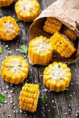 Delicious grilled corn