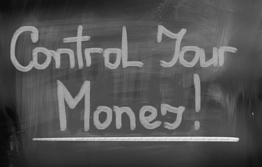 Control Your Money Concept