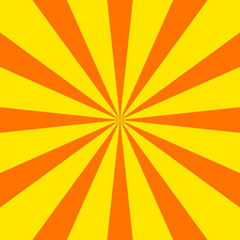 Radial sunray vector background