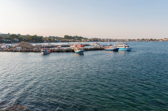Agios Sostis port on Zakynthos in Greece