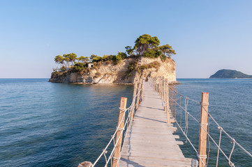 Bridge to Cameo Island, Zakynthos, Greece