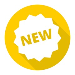 New icon with long shadow