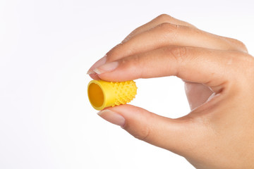 Protège doigt pour couture