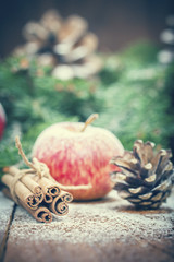 Card for the winter holidays