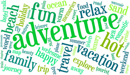 Adventure Word Cloud