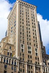 Fototapeta na wymiar Old skyscrapper in New York, USA