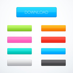 Obraz premium Set of recrangle buttons