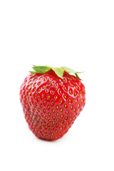 Strawberries berry isolated on white