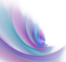 Abstract white background with blue, turquoise and purple colore