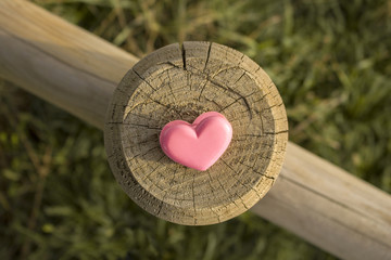 Cuore sulla steccionata