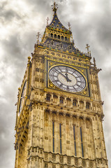Fototapeta na wymiar The Big Ben, Houses of Parliament, London