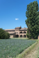 Fototapeta na wymiar Old farmhouse near Pavia (Italy)