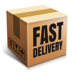 Fast Delivery - obrazy, fototapety, plakaty