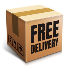 Free Delivery - obrazy, fototapety, plakaty