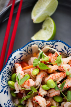 Asian style healthy salad